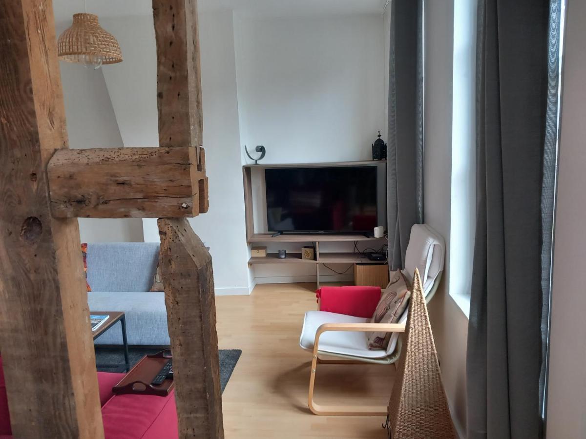 Apartmán Le Leon Honfleur Exteriér fotografie