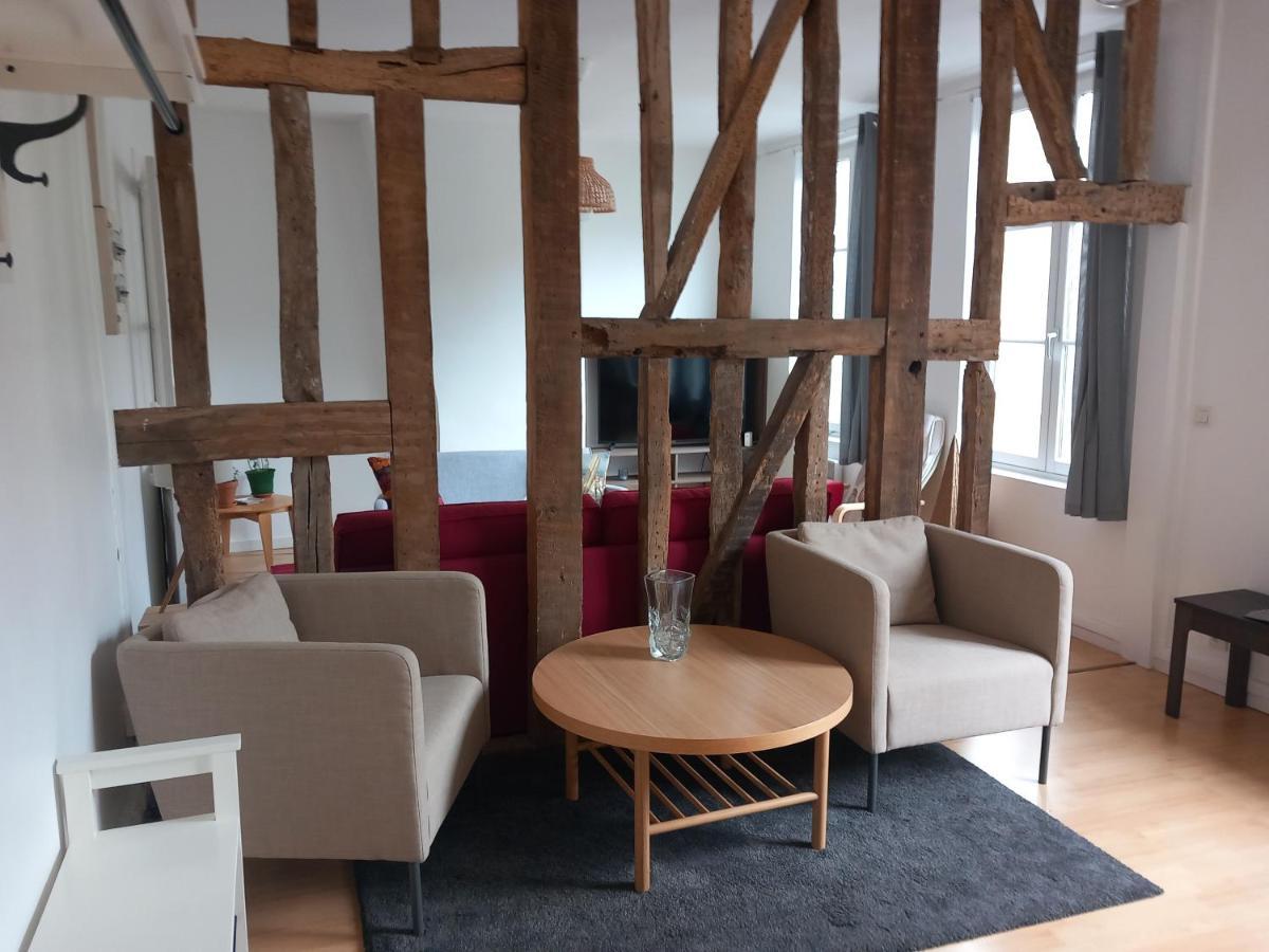 Apartmán Le Leon Honfleur Exteriér fotografie